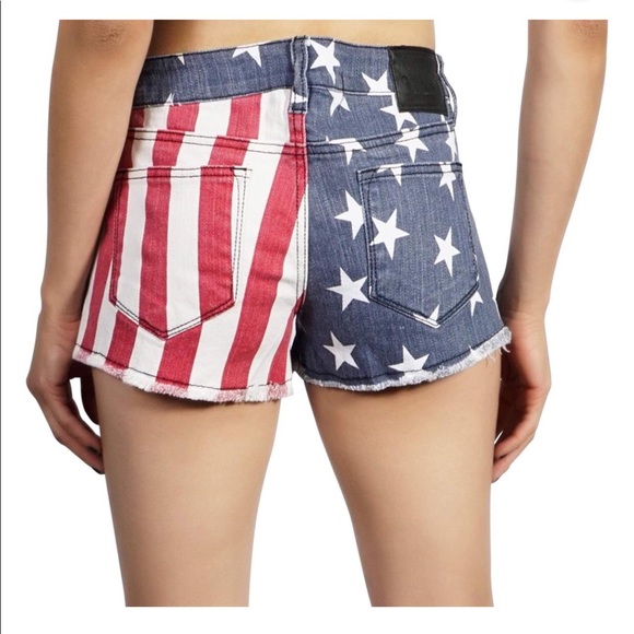 Kill City Lip Service Star/Stripe Shorts - Picture 3 of 6